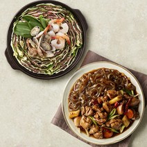 자연별곡 해산물 밀푀유나베+당면듬뿍 매콤 안동찜닭 (총 4인분) 홈파티 밀키트