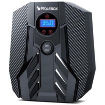 무소음 저소음콤프레샤 에어컴프레셔 소형 가정용 dc 12v car air pump electric 타이어 팽창기 공기 펌프 휴대용 자동차 공기 압축기 디지털 타이어 팽창기 펌프, 검은색