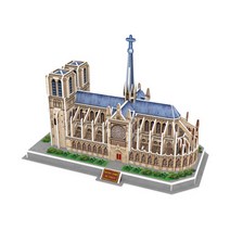 퍼즐피플 3D종이/우드락 입체모형퍼즐, 3D우드락 노트르담 대성당, 64조각p