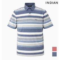[INDIAN] 린넨 스트라이프 포켓 티셔츠_MITASWM3201