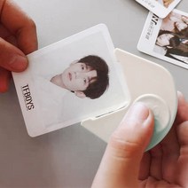 엣지 코너라운더 드커 명함 터기 코너 딩 펀치 라운 증명사진커팅기 네컷사진 모서리 라인더, 흰색