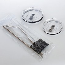 펀시크릿 예티 록키마운틴 스트로우 스텐 대용량 밀폐뚜껑 괴물 친환경 텀블러 뚜껑, 스테인레스304스트로우세트 30oz용(뚜껑미포함)