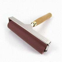 PGM1*^몰화홍 롤러 ø32 x 200m m 학생 수업용 핸들 학습용 잉크 미술용 판용 판롤러 교육용^*1췤pgm