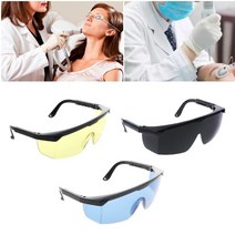 작업용 고글 눈 보호 보안경 투명 작업 방풍 방진 안면 산업용 보호 고글 레이저 안경 녹색 파란색 눈 안경 보호 J24 19 Dropship, 푸른