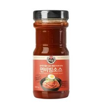 CJ더마켓 메뉴 개발 소스 만들기 황금 레시피 백설 면비빔용소스 양념 만능 비빔 국물 볶음 요리 국수 890G, 13개