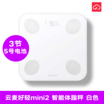 인바디체중계 샤오미 체지방측정기 정확 스마트 미니 무게 계책 가정용 건강 2 2280504950, 좋다 가볍다 Mini2 -화이트 -운, 본상품
