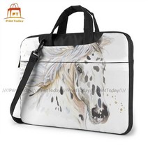 노트북 케이스 탐탁 귀여운 노트북 파우치 가방 패드 케이스 말 가방 shockproof kawaii 컴퓨터 가방 travelmate crossbody 파우치, 14인치, 10