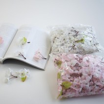 300송이 벚꽃봉지 조화-핑크색
