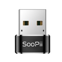 Soopii C타입 to USB 변환젠더 GD01, 블랙, 상세페이지 참조