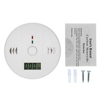 이산화탄소경보기 일산화탄소 감지기 독립 CO 가스 센서 LCD 디스플레이 85dB 경고 경보 4 개, 01 WHITE