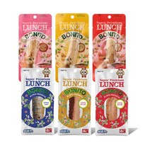 슈퍼 프리미엄 런치 보니또 20g 3종 참치 통살 고양이 기호성 영양 간식, 참치&가쯔오부시 20g, 10개