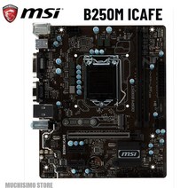 msi b250m icafe 마더보드 lga 1151 i7i5i3 ddr4 32gb pci e 3.0 m.2 vga dvi intel b250 게임 placa mãe 1151 b2