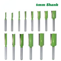 밀링커터 엔드밀 나사 볼록 십자 드릴 공구 비트세트 6mm 생크 스트레이트 텅스텐 카바이드 싱글 더블 플루트 라우터 목공 공구용 목재 밀링 1 개, 14.6x14x30mm