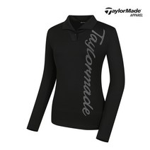 [테일러메이드] 여성 오픈 카라 긴팔 티셔츠 TWTYK7146-199