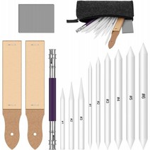 6사이즈 연필 보조축1본지 줄2개 수납 백 부착 지우개 파스텔용 dessin용 연필화 목탄화 콘티화 파스텔화 파스텔 기프트 dessin 툴 미술 일러스트 소묘