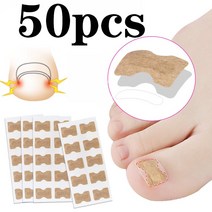 풋크림 발보습제스티커 내성 발톱 치료 수리 교정 50 개, 한개옵션1, 한개옵션0