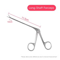 귀지 청소 킬러 흡입 제거 기 내시경 귀이개 ear pick pliers endoscope earwax remover hartman micro alligator nosal, 1x 긴 집게