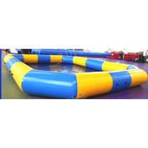 에어바운스 실외 풀장 조립식 야외 대형 물놀이장 수영장, 10mX10m 풀(높이 60cm)