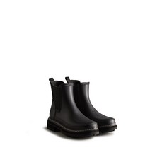 헌터 WOMEN 리파인드 첼시 스티치 레인부츠 블랙 WFS2100RMABLK