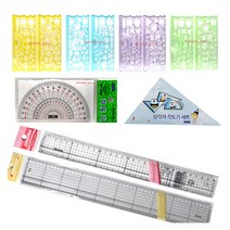 [씨엠몰-JS] 문구 학용품 각종 자 각도기 모형자 삼각자 모음, 방안자50cm