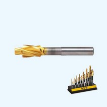 [∂LL7] 상신정밀-TiN 카운터보어-GEM625 8.0mm 100mm (1EA) 홈파기 구멍뚫기 절삭공구 산업용카운트 절삭날 뚫는도구 깊은자리파기_h§eEA, §본상품§e