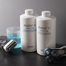 퓨어제로 면도기 세정액 680ml 2개 호환가능, 브라운면도기세정제 2개