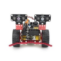 아두이노 자율 주행 로봇 모바일 코딩 알루미늄 합금 초음파 팔로워 DIY 프로그래밍 자동 제어 학습