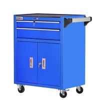 대형 이동식 공구함 공구박스 공구대 공구 다이 캐비넷, 블루 DA-2 + 1개