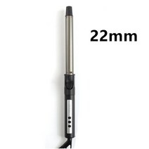 물결고데기 나이아가라고데기 19mm 32mm 전문 LED 온도 디스플레이 세라믹 헤어 컬러 컬링 아이론 롤러 컬, 05 22mm_02 EU