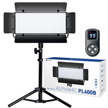 알파믹 촬영용 LED 조명 + 테이블 스탠드, PL400B, 1세트