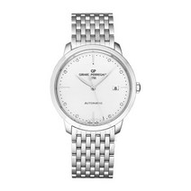 Girard Perregaux 제라 페리고 1966 오토매틱 실버 다이얼 여성용 시계 49555-11-1A1-11A