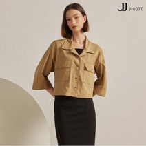 JJ지고트 오버핏 플랩 포켓 크롭 자켓 GL9P0JKW1