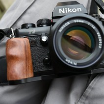 초경량 목재 L 형 브래킷 삼각대 볼 헤드 퀵 플레이트베이스 그립 핸들 NIKON F3 필름 카메라 용 ArcaSwiss RRS, [1] 빨간