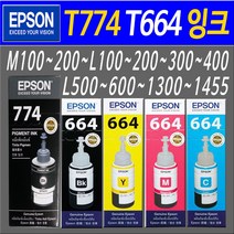 EPSON T664 정품잉크, 1개, T664검정