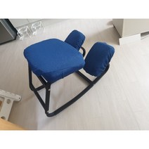 바른자세 철제 흔들의자 자세교정 무릎 의자 (의자+호환 쿠션+호환 커버)(세트), B