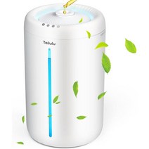 Tailulu 무소음가습기 침실용 가습기 큰방용 4.5L 탑필 사무실 보육 시설용 에센셜 오일 디퓨저 쿨 미스트 자동 차단NEW, White