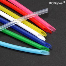 페인트 분사기 스프레이건 1 미터 ID 2 3 4 5 6 7 8 9 10 mm 실리콘 튜브 유연한 고무 호스 식품 등급 청량 음료 파이프 물 커넥터, 공간+ID 8mm OD 12mm