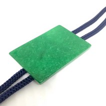 신나라-닷컴_진그린 직사각 원석 루프타이 볼로 로프 자동넥 보타이 팬던트 패션넥 남자목걸이 남성_ tlsskfk