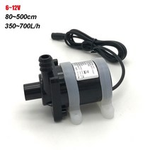 순환모터 수중 온수순환용 보일러 순환용 Javtop JT-750 소형 워터 펌프 잠수정 DC 12V 24V 브러시리스 모, 01 6-12V