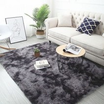 럭셔리 직사각형 부드러운 푹신한 카펫 영역 러그 블루 카펫 3cm 긴 머리 솔리드 매트 홈 장식 복도 방 장식, 어두운 회색, 40x60cm, dark grey