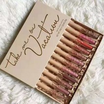 매트 립 글 세트 오래 지속되는 방수 메이크업 레드 모이스처라이징 립스틱 여성 틴트 뷰티 화장품 12 개/1, [01] 1