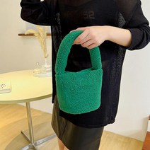 귀여운 패션 가방 겨울 미니 토트백