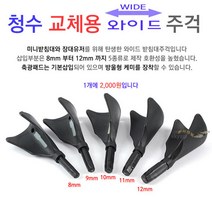 [붕어하늘] 청수 교체용 와이드주걱/장대 미니받침대 유저용/낚시, wide 11mm