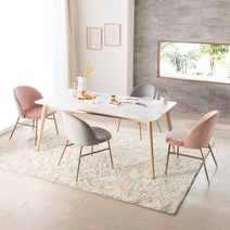 리바트 레도바 6인 세라믹식탁세트 세레나의자, 마블D