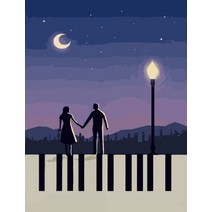[하모니아트]DIY 유화그리기 그림그리기 세트 피포페인팅 40x50 라라랜드, 상세페이지 참조