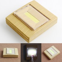 벽 등 부착 비상 조명 스위치 LED 10구 옷장 서랍장 접착 인테리어 미니 베란다 간편 사각 라이트