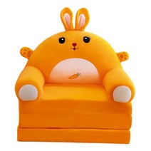 GHSHOP 접이식 소파 의자 커버 소파 시트 커버 소파 등받이 재생 방 장식, 주황색