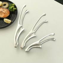 다용도집게 야채 고기 바베큐 핀셋 웨이브 집게 스테인레스 스틸 쿠킹 툴, 대 (12인치)