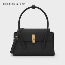 CHARLES & KEITH CK2-50270722 Oil Painting Metal Latch Handbag