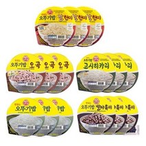 오뚜기밥 잡곡밥 5종세트 오뚜기밥 3개 + 찰현미 3개 + 오곡 3개 + 발아흑미 3개 + 고시히카리 3개, 1세트
